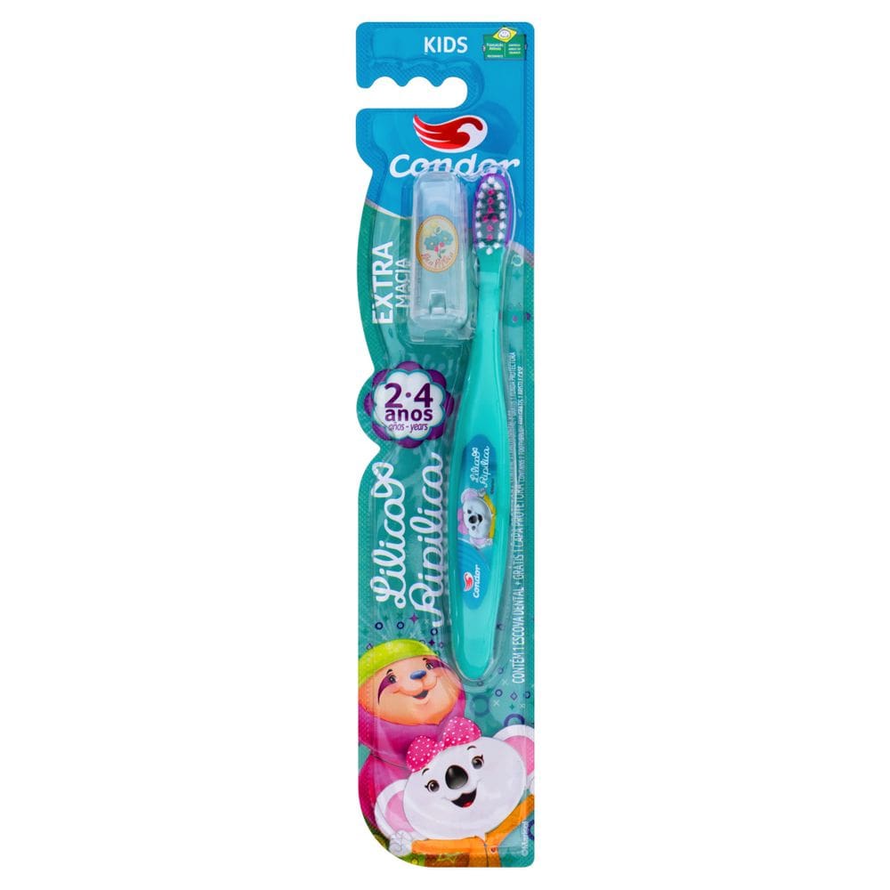 Escova Dental Extramacia Lilica Ripilica Condor  Cabeça P
