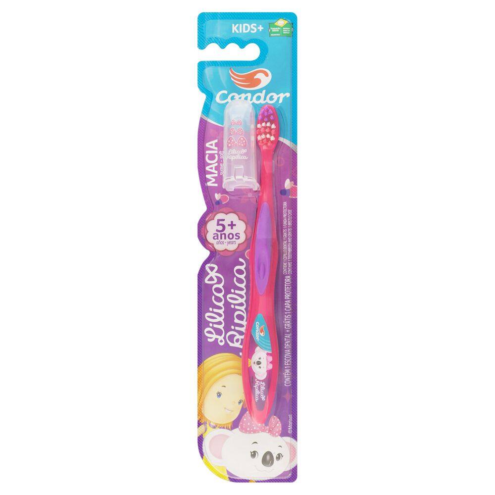 Escova Dental Macia e Suave Lilica Ripilica Condor  P