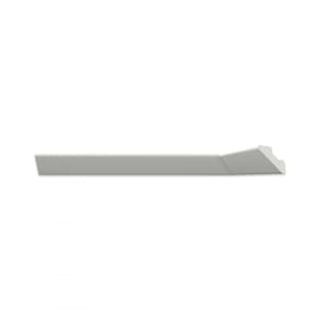 Kit com 10 Barras Roda Teto L30 Perfil de Poliestireno Homestar 20m Branco