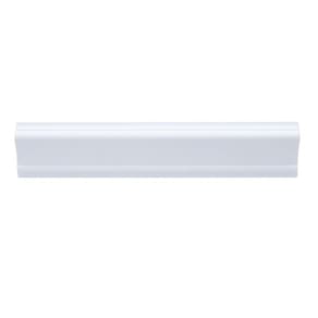 Kit com 3 Barras Rodameio de Poliestireno 3,7cm X 15mm Liso 7,2m Branco