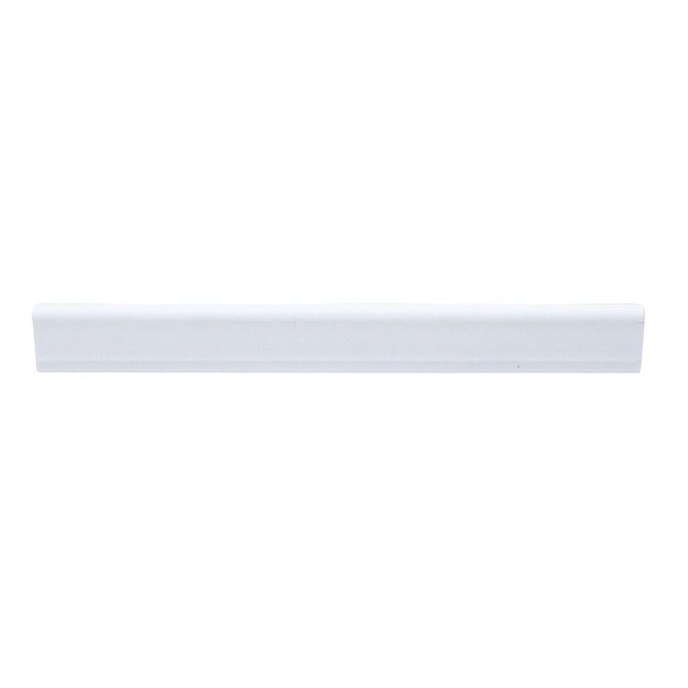 Kit com 20 Barras Rodameio de Poliestireno 3,7cm X 15mm Liso 48m Branco