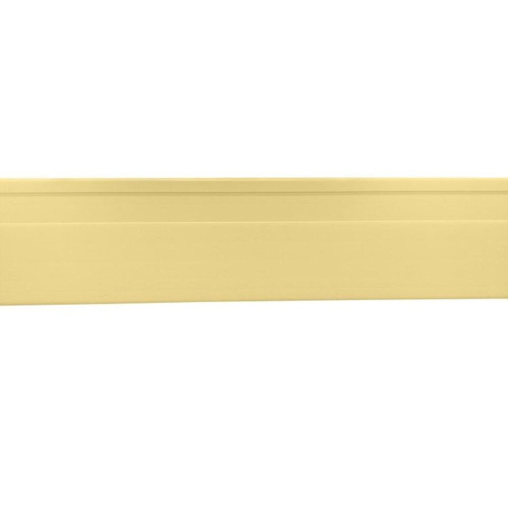 Kit com 20 Barras Rodapé de PVC 10cm x 15mm x 2,40m Master Bariri 48m Marfim