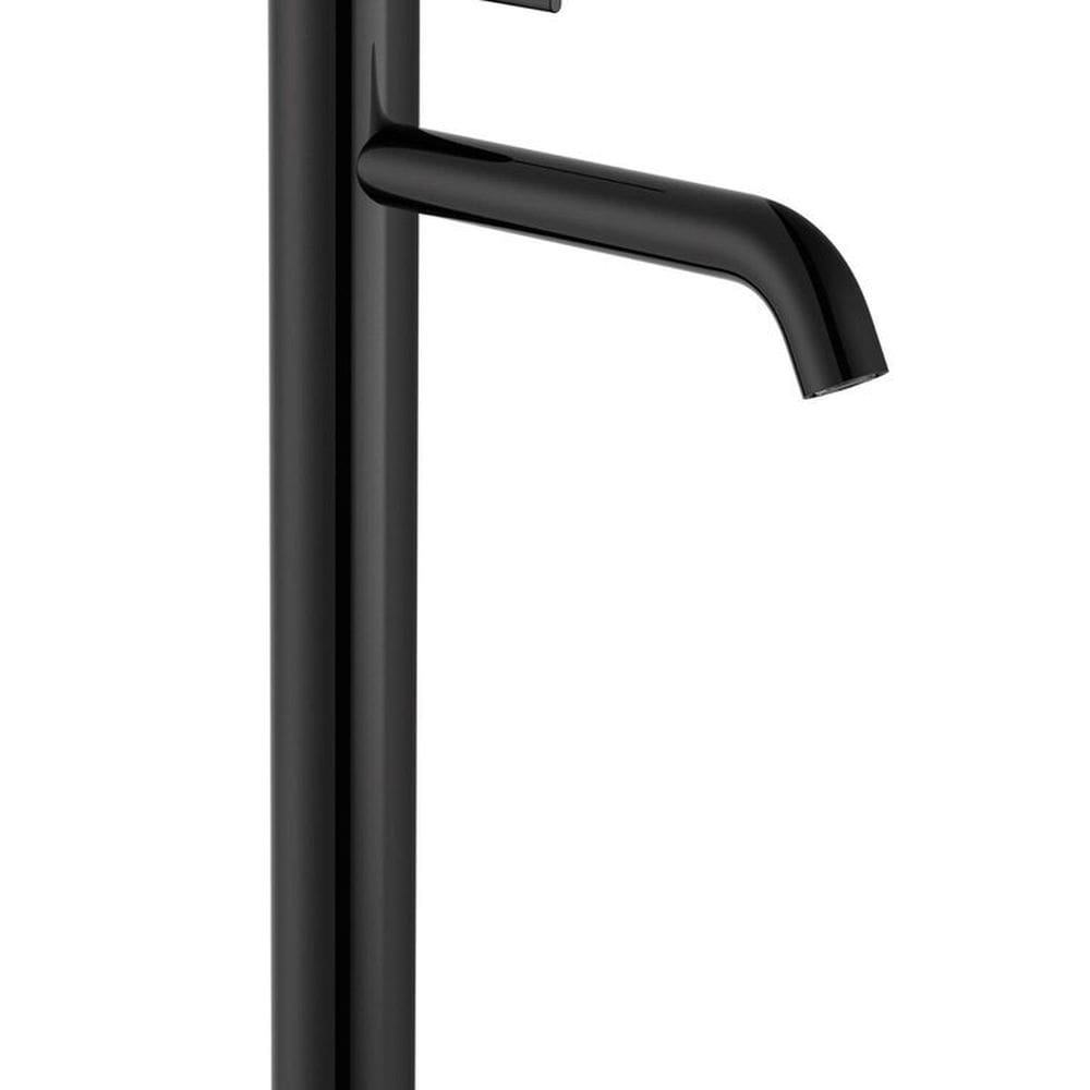 Kit com 2 Monocomando Para Lavatorio de Mesa Bica Alta Ona Titanium Black