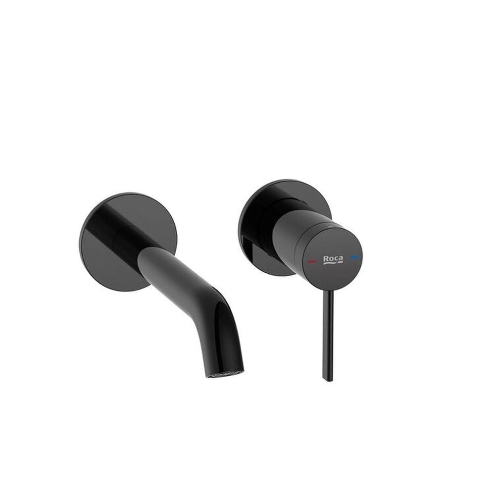 Kit com 2 Monocomando Para Lavatorio de Parede Ona Titanium Black