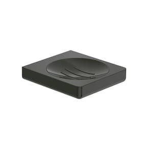 Kit com 2 Saboneteira Tempo Design Elegante Titanium Black