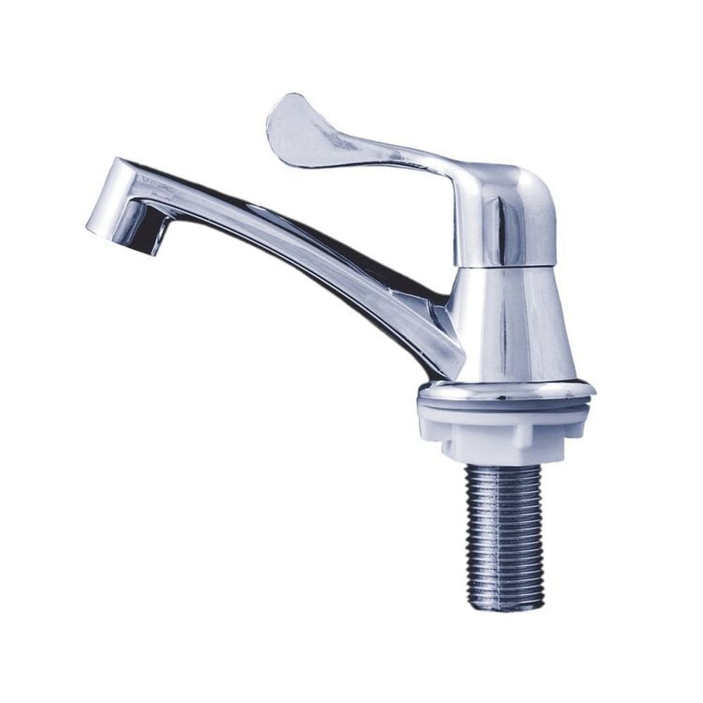 Kit 3 Torneiras Lavatório Banheiro Cromada Alavanca Cinza