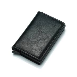 Carteira RFID Porta Cartão Minimalista Em Couro alta qualidade