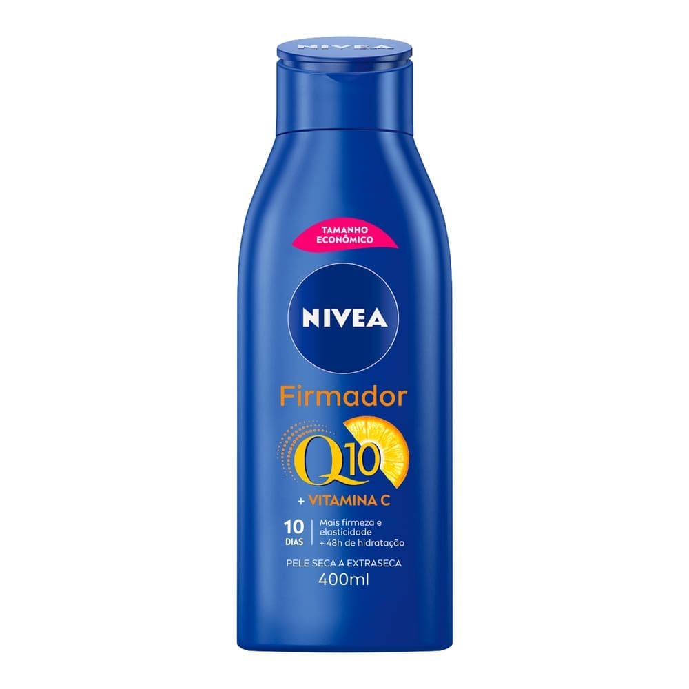 Loção Hidratante Nivea Firmador Q10 + Vitamina C Pele Seca a Extrasseca 400ml