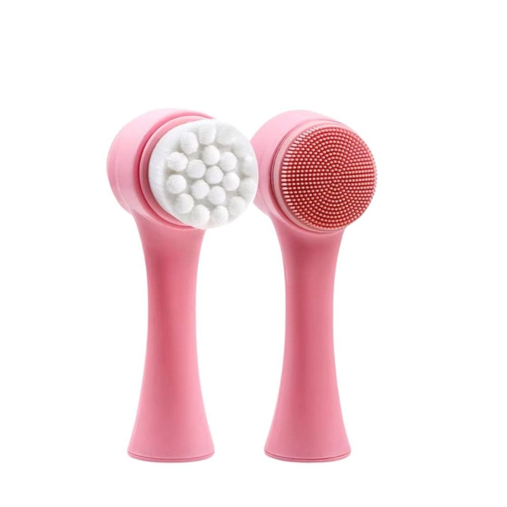 Escovinha Skin Care 2 em 1 Limpeza Facial Dupla Silicone Beleza