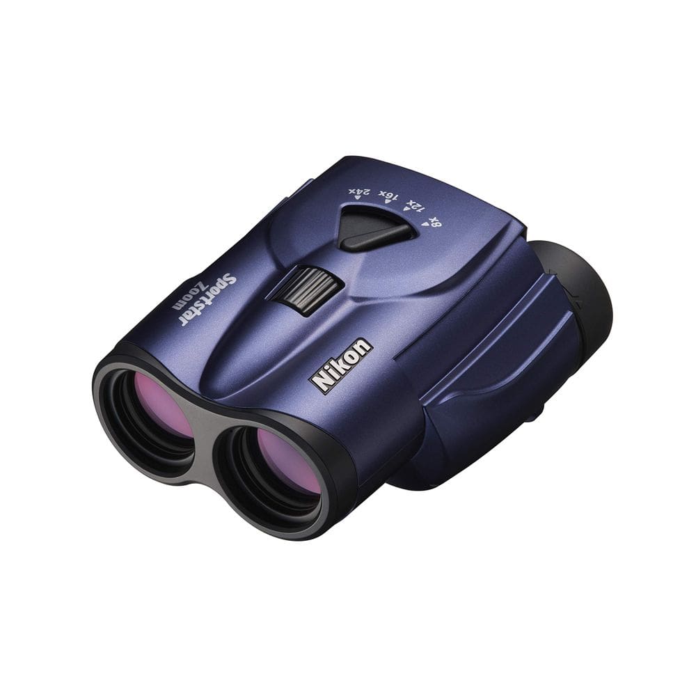 Binóculos Nikon Sportstar Zoom 8-24x25 azul escuro pequeno
