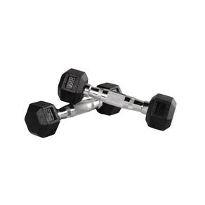 Par de Halteres Sextavados de 8Kg