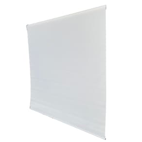 Persiana Rolo Screen Branca 160 (L) x 220 (A) Cortina Solar P/ Sacada Varanda C/ Kit de Instalação