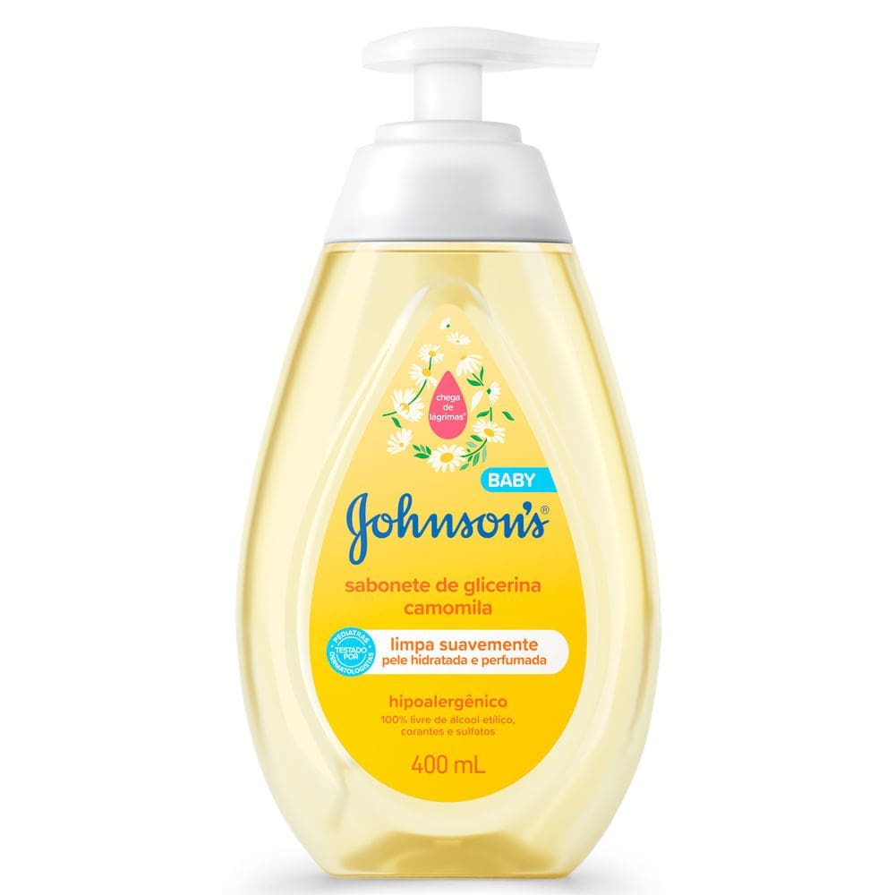 Sabonete Líquido de Glicerina Johnson`s Baby Camomila 400ml