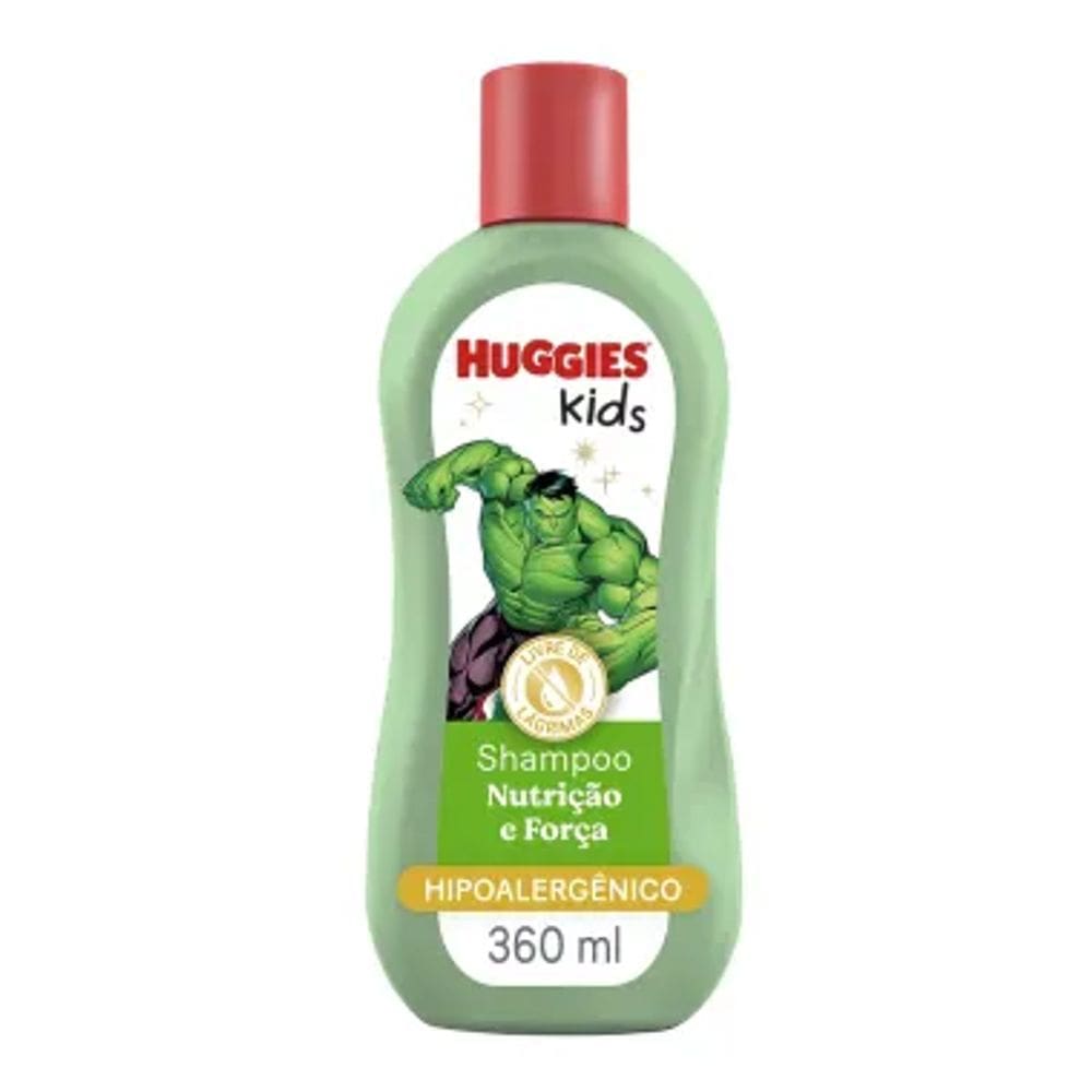 Shampoo Huggies Kids Nutrição e Força 360ml