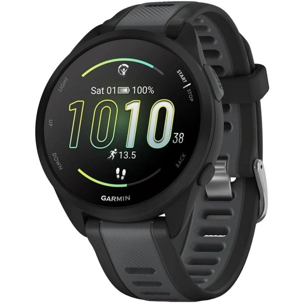 Relogio Garmin Forerunner 165 Preto e Cinza Ardosia