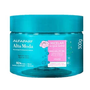 Máscara em Gel Alfaparf Alta Moda Micelar Acqua Shine Condicionante Brilho Intenso 300g