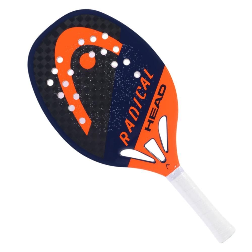 Raquete de Beach Tennis Head Radical Marinho e Laranja