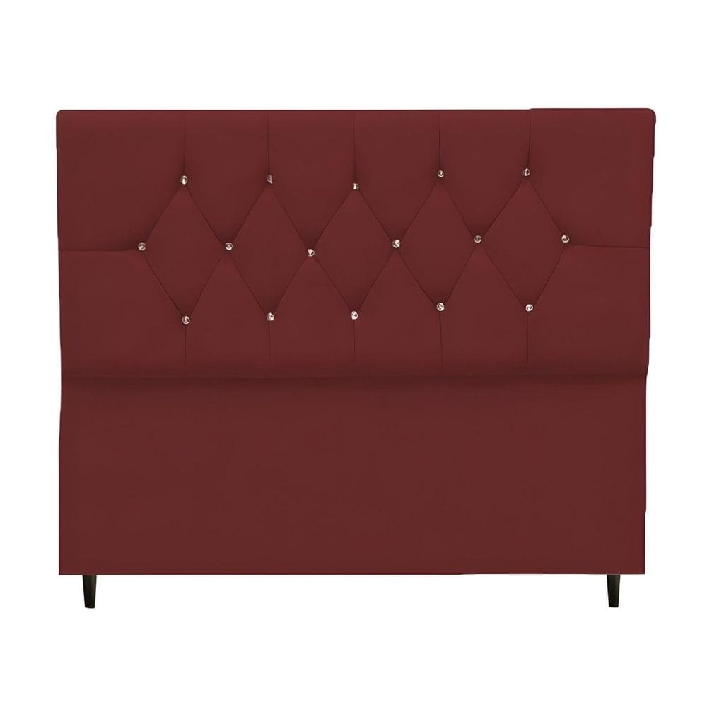 Cabeceira Cama Box Solteiro 90 cm Geovana Suede