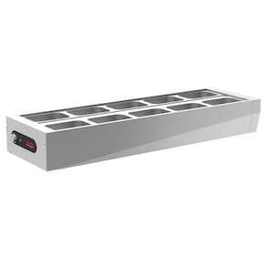 Buffet Térmico de Mesa Saro Inox 10 Cubas com Tampa 220V BFM1022