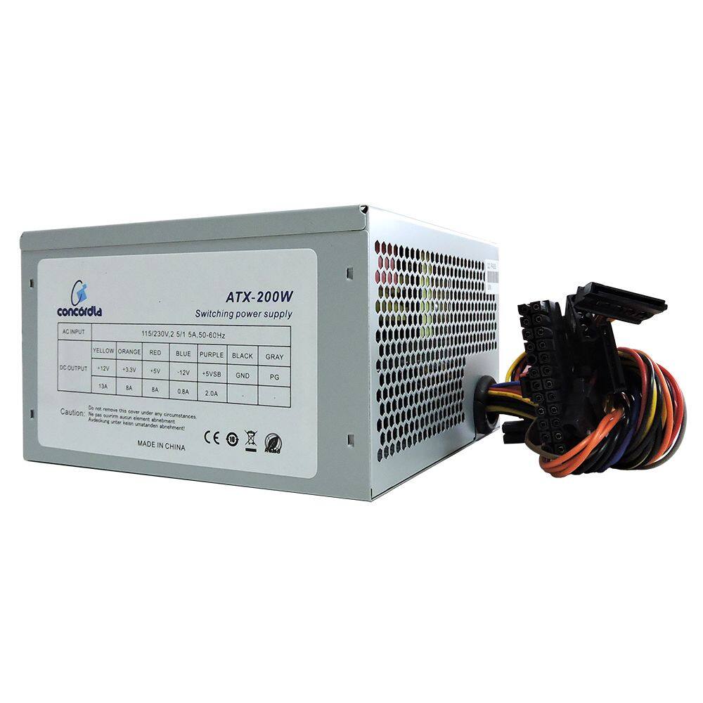 Fonte Concórdia ATX 200w Automática 116/230v 50-60hz