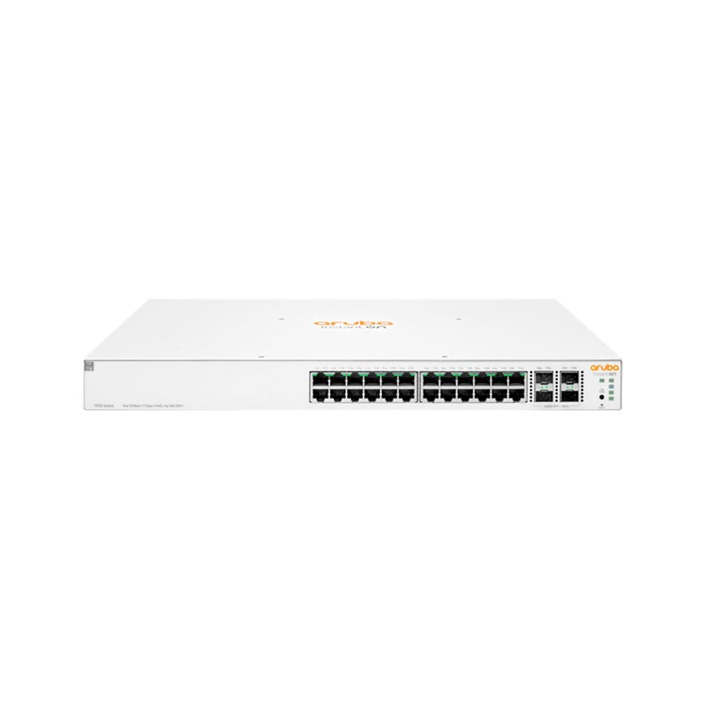 Switch HPE Aruba 1930 24G POE 4x SFP 1/10Gbe RJ45 10/100/1000Mbp, Gerenciável 370W - JL684A