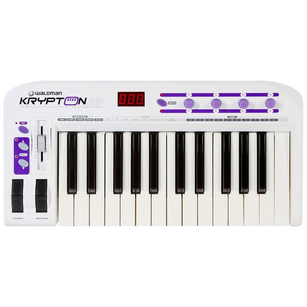 Teclado Controlador Midi Krypton 25 Waldman
