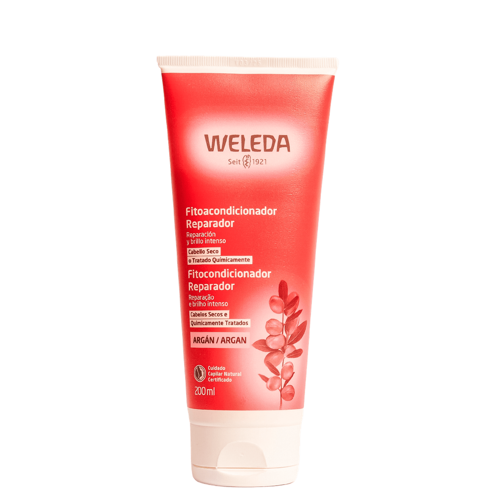 Weleda Saúde Capilar Fitocondicionador Argan - Condicionador Reparador 200ml