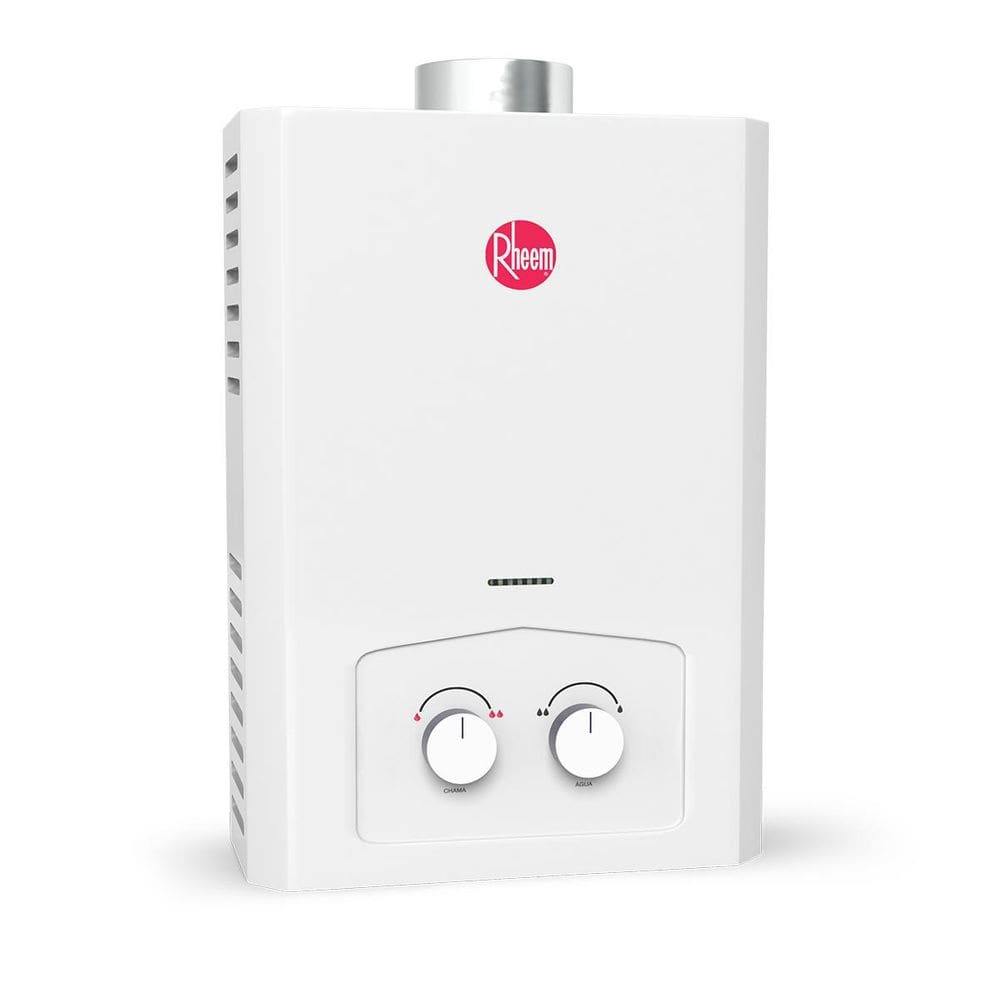 Aquecedor de Passagem a Gás Rheem 7 Litros GLP Branco