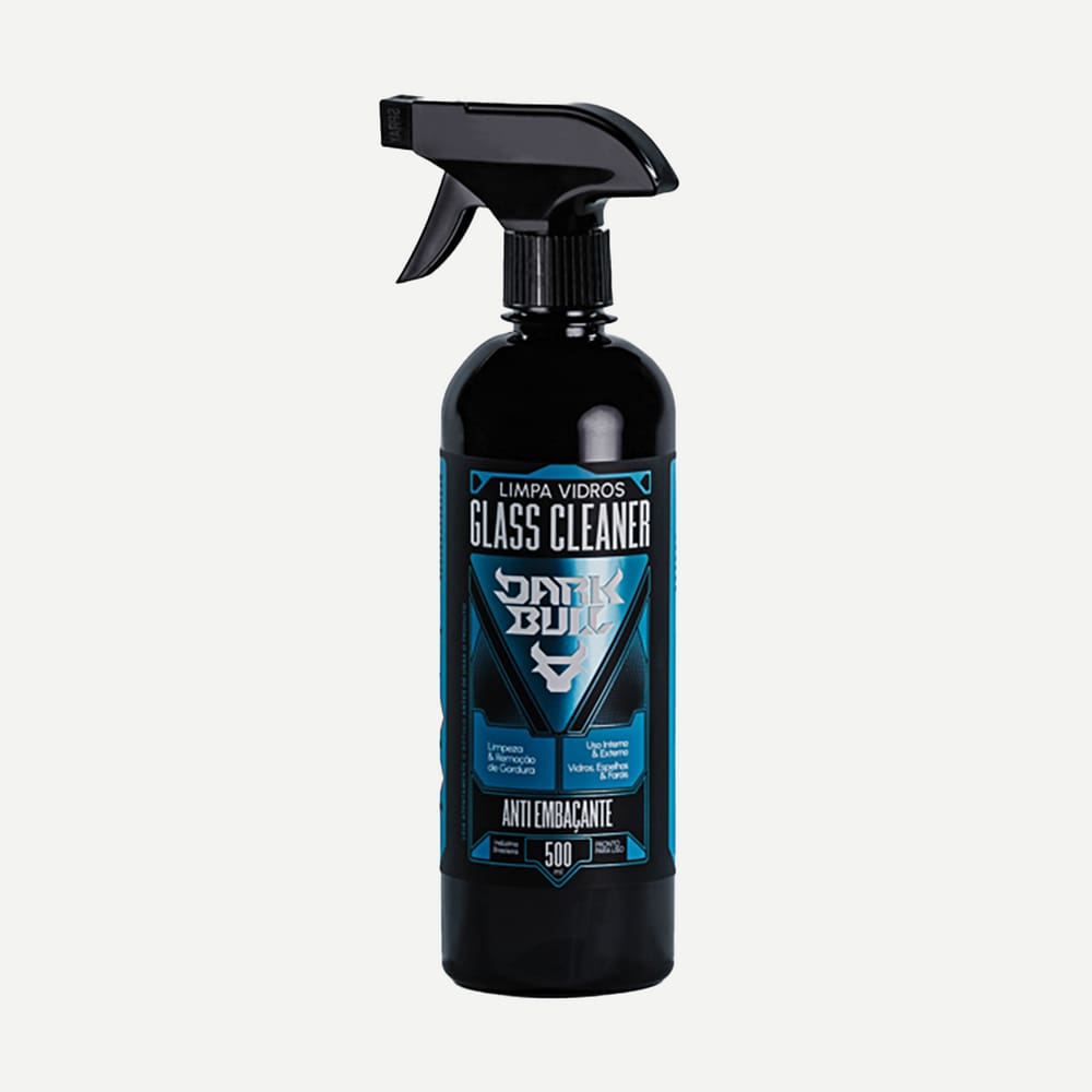 Limpador Glass Cleaner Dark Bull Limpa Vidros Antiembassante