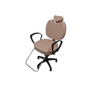 Poltrona Cadeira Para Salão Cabeleireiro Maquiagem Rose Gold