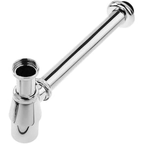Sifão Lavatório Banheiro Metal Com Copo Cromado 1.1/2 X 7/8