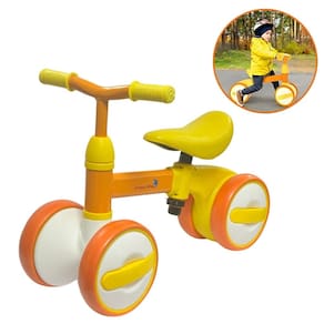 Bicicleta Infantil de Equilíbrio 4 Rodas Triciclo sem Pedal Balance Coordenação Importway Bw309