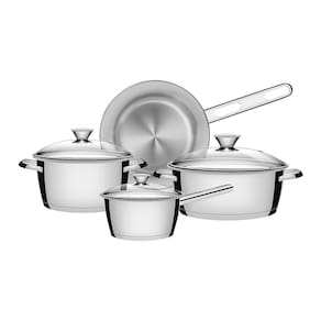 Jogo de Panelas Fundo Triplo Tramontina Allegra 65650324 Inox