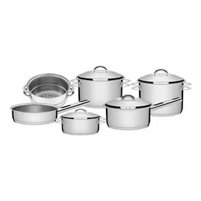 Jogo de Panelas Fundo Triplo Tramontina Solar 65500040 Inox