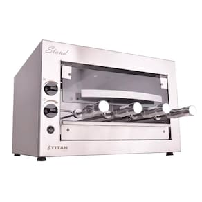 Churrasqueira a Gás de Bancada Titan Stand 4 Espetos Giratórios 220V