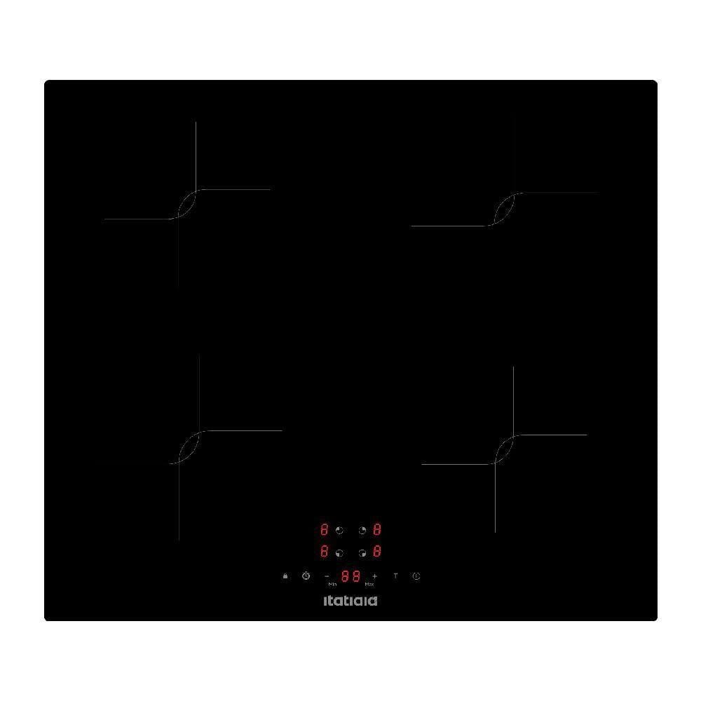 Cooktop Itatiaia Master 4 Bocas Vidro Preto Indução 220V CIMAS2003