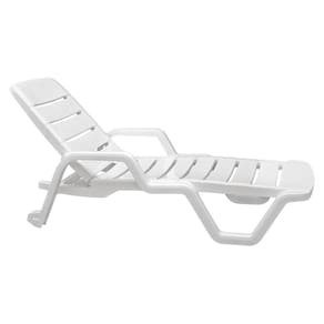 Espreguiçadeira de Plástico Tramontina, Branca