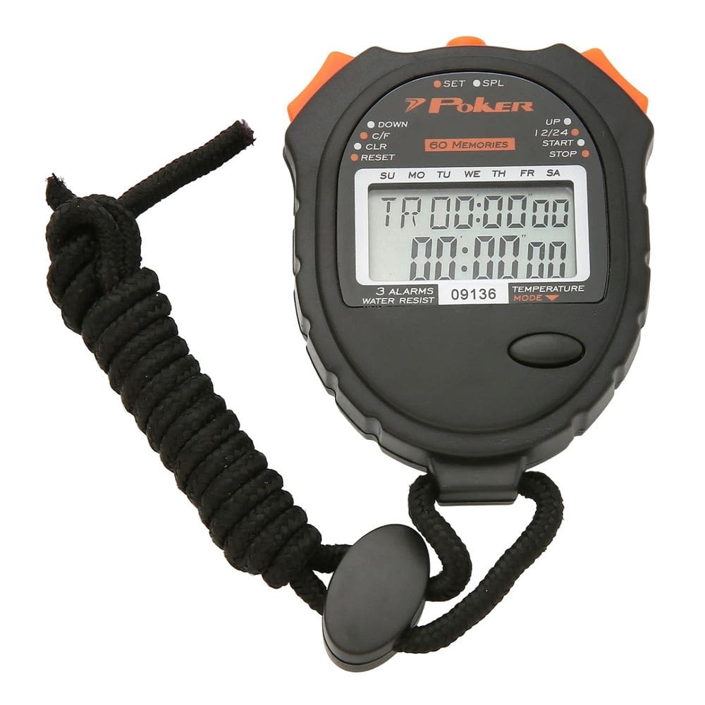 Cronômetro Profissional Running 60 Voltas Digital 09136
