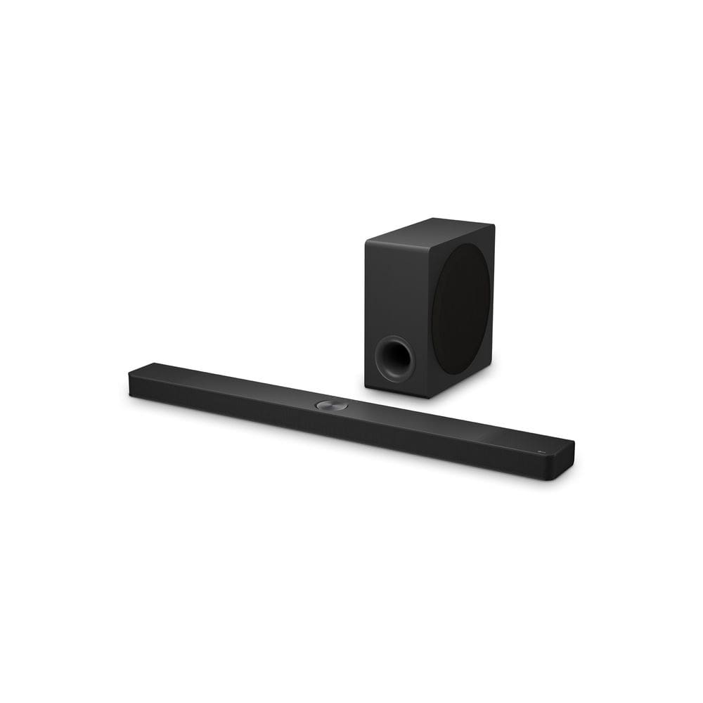 Soundbar LG S90TY – 570W RMS, Dolby Atmos, 5.1.3 Canais, DTS:X, AI Room Calibration Pro, AI Sound Pro, Sem fios, WOW Orchestra, Conexões Múltiplas