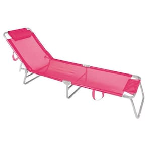 Cadeira Espreguiçadeira de Alumínio Mor, Rosa
