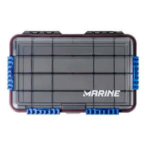 Estojo Pesca Marine Sports MWR270 Cinza com 16 Divisórias Resistente a Água