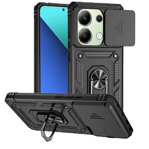 Capa Capinha Armadura C/ Proteção da Camera Suporte Anel 360 P/ ReEdmi Note 13 PRO VERSAO 4G