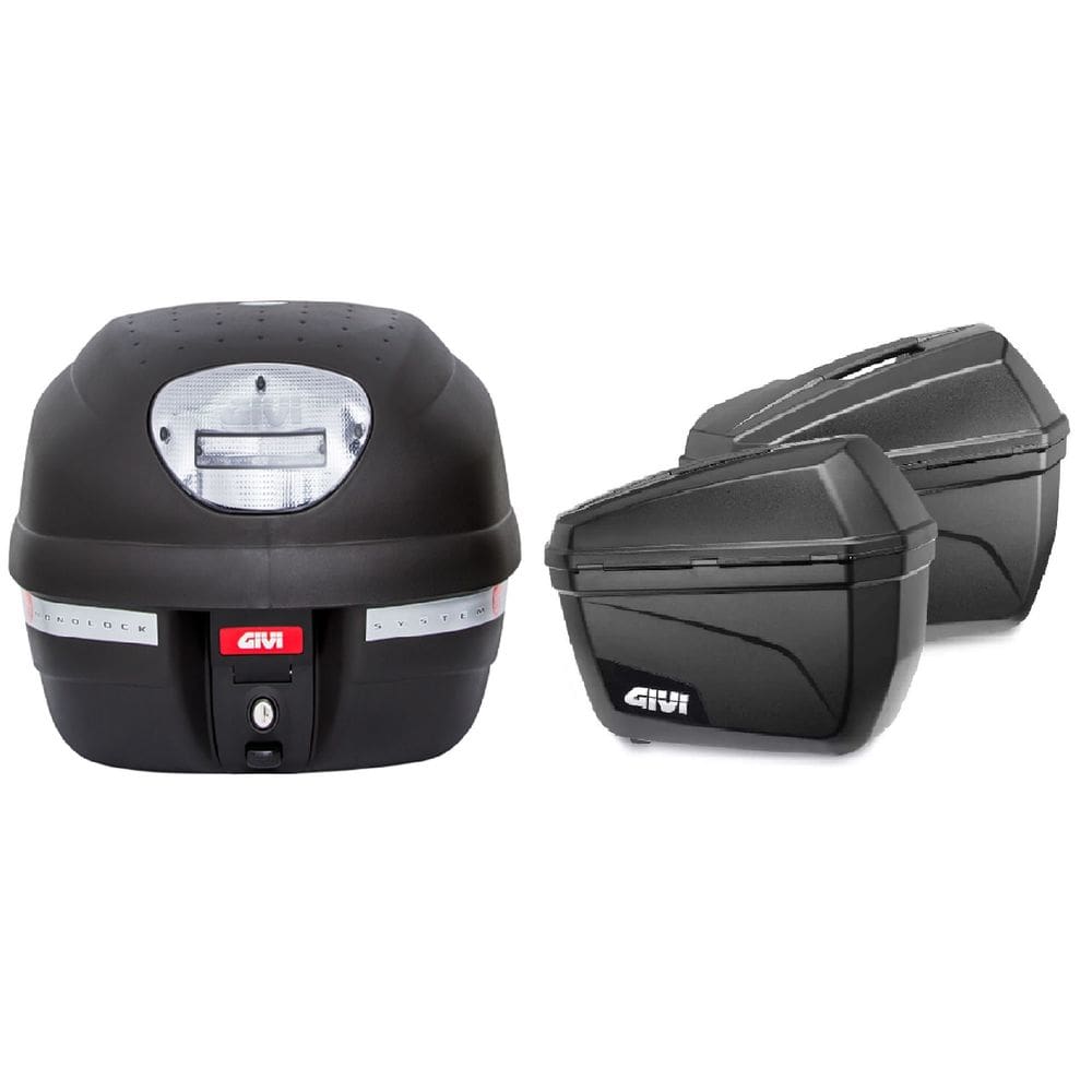 Kit De Bau Para Moto 33L Monolock Simply Fume E-33Nt + Bau 22L Lateral-E-22N Givi Tiger Bmw Gs1200r