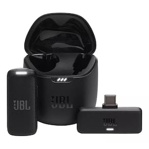 Microfone Lapela Sem Fio Jbl Quantum Stream Usb-c Cor Preto