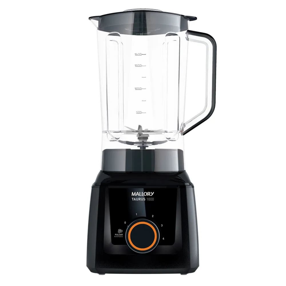 Liquidificador Mallory Taurus 1000 4 Vel 900W Preto 127V