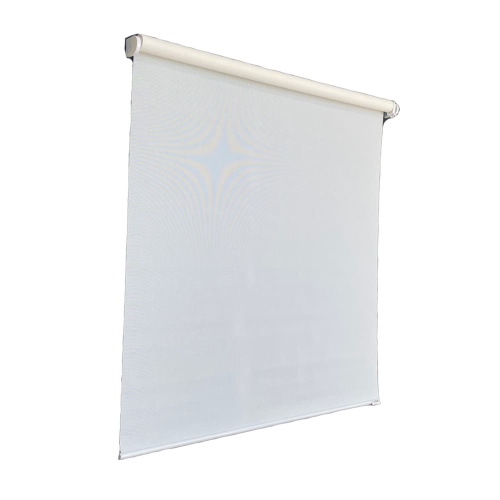Persiana Rolo Translúcida Branca 120 (L) X 160 (A) cm Screen - Marca: Top Flex Modelo: