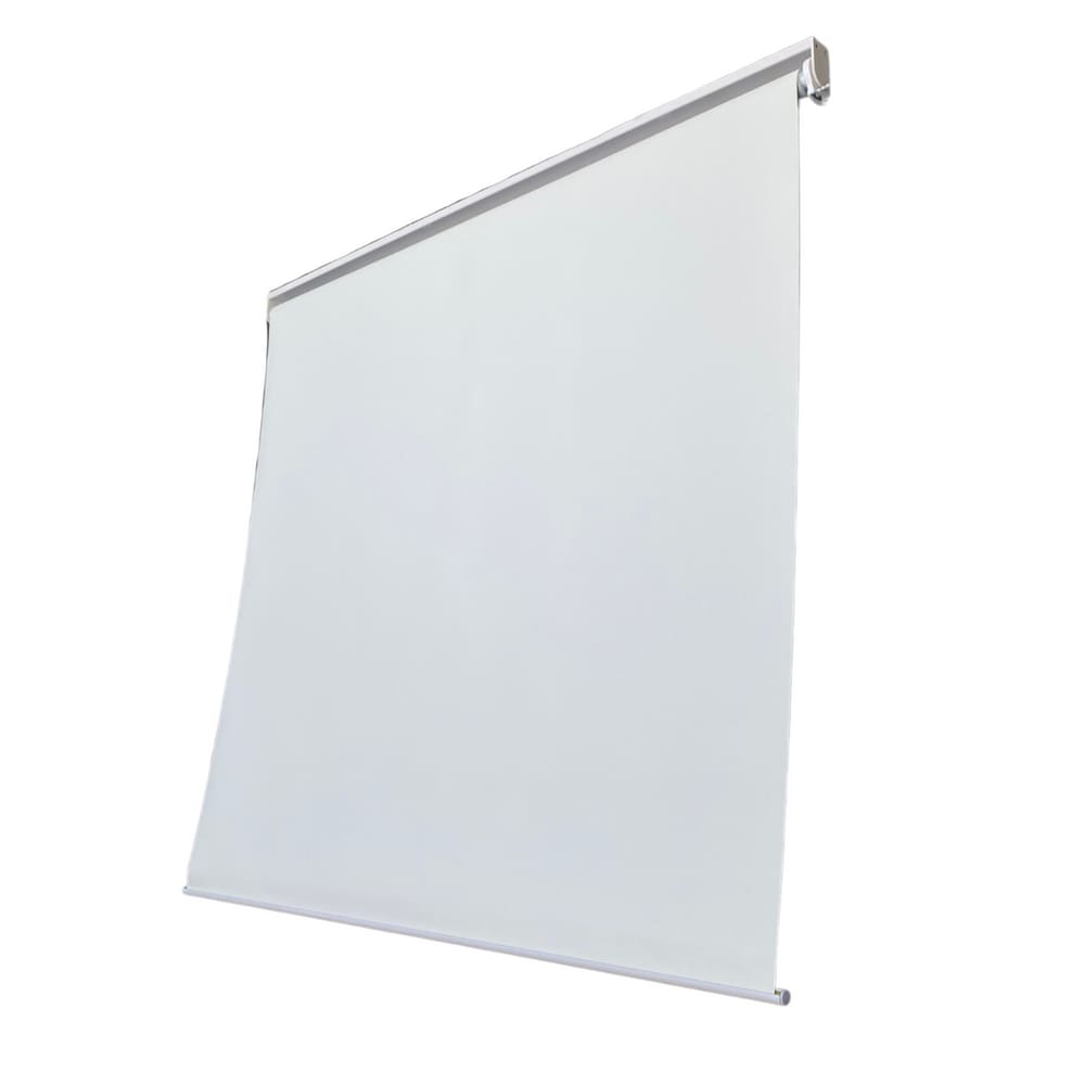 Persiana Rolo Blackout Branca 100 (L) X 260 (A) cm Cortina C/ Kit de Instalação 1,00 (L) x 2,60 (A)