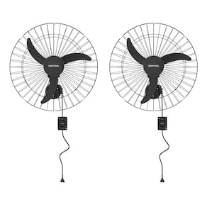 Ventilador Parede 60cm (combo 2 Unid) Ventisol 3 Pás