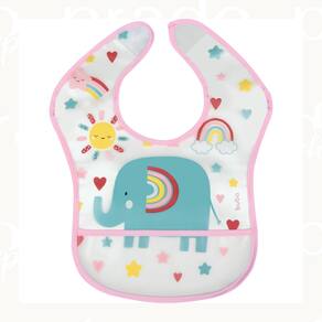Babador Buba  Com Bolso Arco-Iris