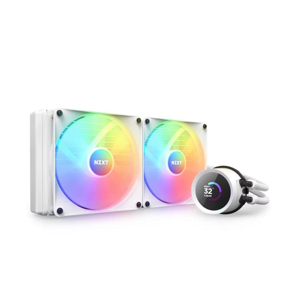 Water Cooler NZXT Kraken RGB 280mm Display LCD - RL-KR280-W1 Branco